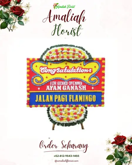 Sewa Papan Bunga Poleng